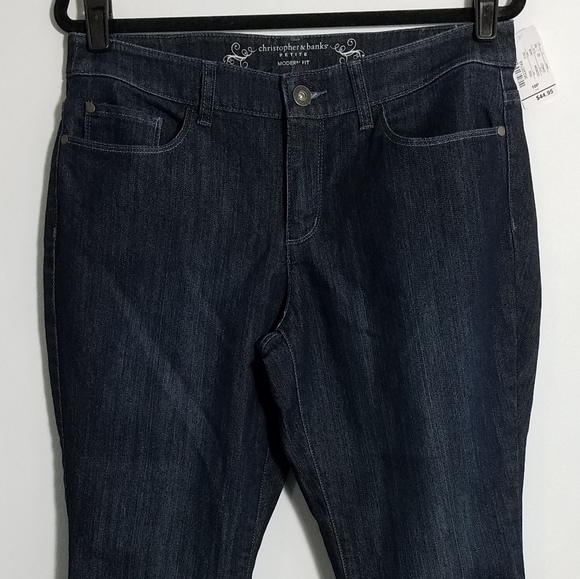 Christopher & Banks Denim - NWT Christopher & Banks dark wash jeans, 10P